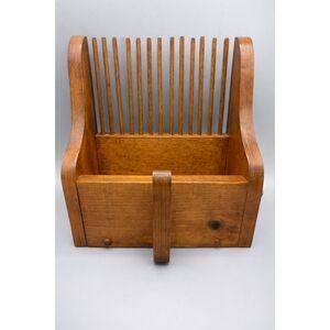 Antique Wood Cranberry Blueberry Rake Scoop Wall Decor Shelf Rack Farmhouse